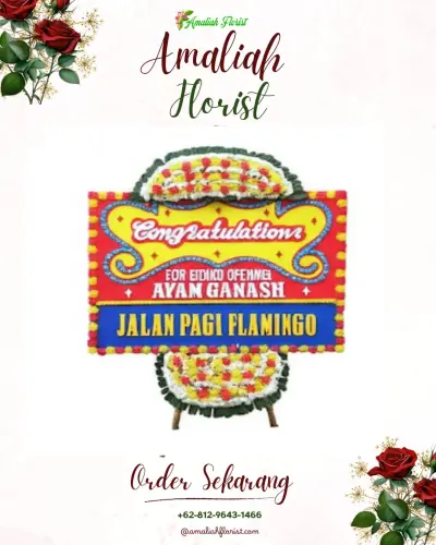 Bunga Papan Congratulation di Minasa Upa